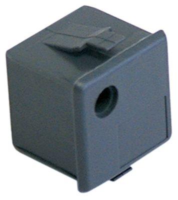 Elementhållare grå belysningsbar L.26