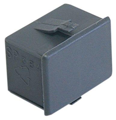 Blindlock grå Monteringsmått 24x34mm  -