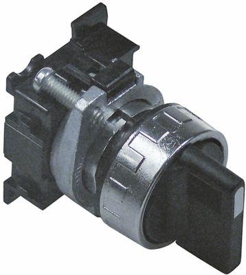 Roterande strömbrytare svart låsande