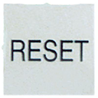 Symbolskylt vit Återställning