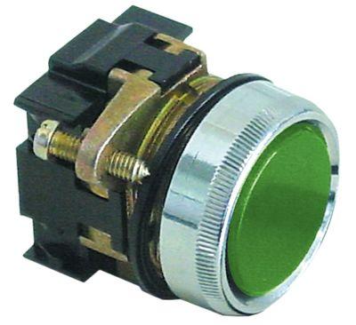 Tryckknappar grön Monteringsmått ø30mm