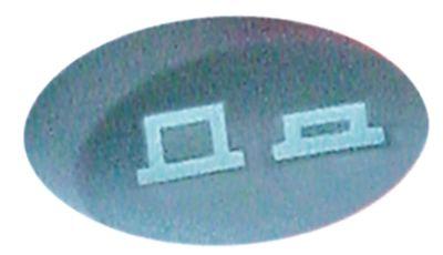 Tryckknapp blågrå Program