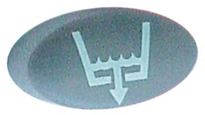 Tryckknapp blågrå Avloppspump