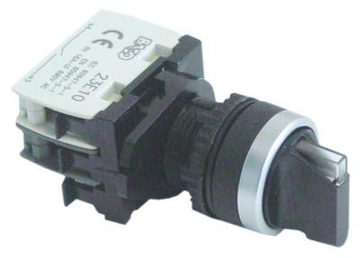 Roterande strömbrytare svart komplett