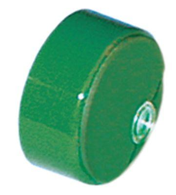 Trycknyckel Green Ø 23mm - med linsen