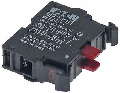 Kontaktblock 1NC Skruvanslutning