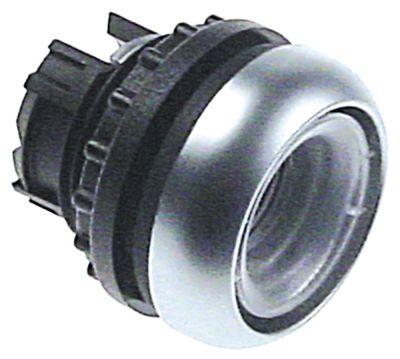 Tryckknapp silver tillfällig  -  - utan knapplatta