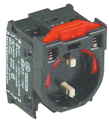 Kontaktblock svart 1NC/1NO GENERAL ELECTRIC