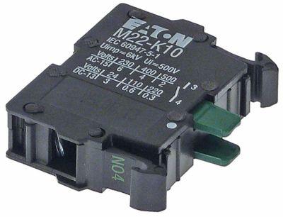 Kontaktblock 1NO Skruvanslutning