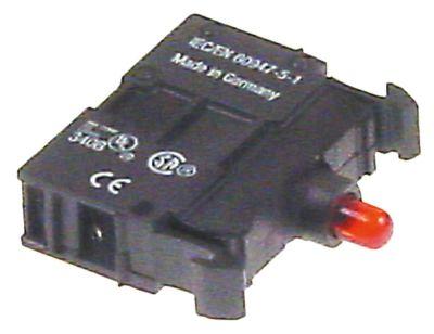 Signalelement röd Anslutning Skruvanslutning LED