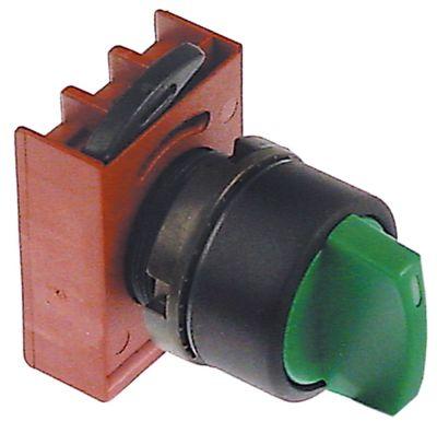 Roterande strömbrytare grön låsande