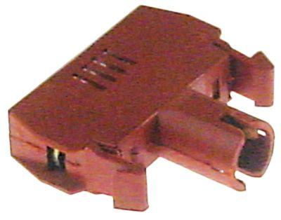 Lampfattningselement 380V röd/brun Fattning Ba9s