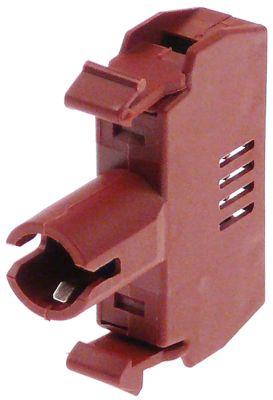 Lampbeslag Red/Brown - 2W Socket BA9S 187020 General Electric 1A Max 250V