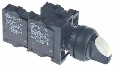 Roterande strömbrytare svart 3NO