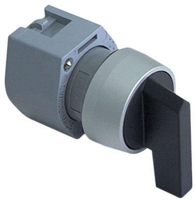 Roterande strömbrytare svart låsande