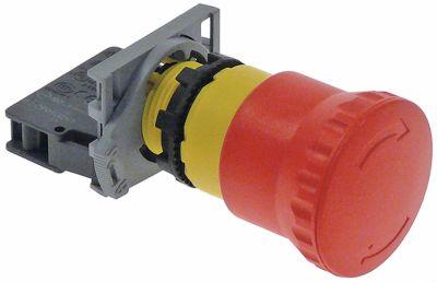 Nödströmbrytare röd 1NC komplett