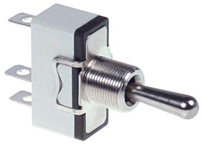 ROCKER SWITCH 250V 1CO 15A Tråd M12x0.75 med medelstora läge On-On-On Flatsticks 6.3 mm