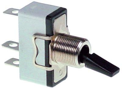 ROCKER SWITCH 250V 1CO 15A TRÅD M12X0.75 ON-ON-PLANT PICKS 6.3 MM