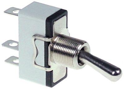 ROCKER SWITCH 250V 1CO 15A TRÅD M12X0.75 ON-ON-PLANT PICKS 6.3 MM