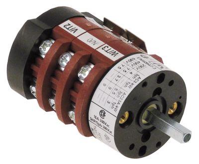 Rotary Switch 2 0-1 Uppsättningar av kontakter 6Typ CS0179673 400V 20A Axel Ø 5x5mm Axel L 21mm