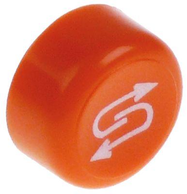 Trycknyckel orange Ø 23mm regenerering