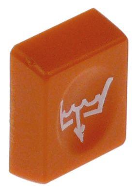 Trycknyckel orange l 25mm b 195mm ludpump