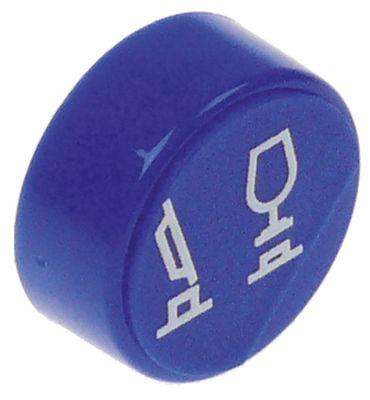 Tryckknapp Blue Ø 23mm Program -