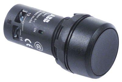 Tryckströmbrytare 300V svart 2NO