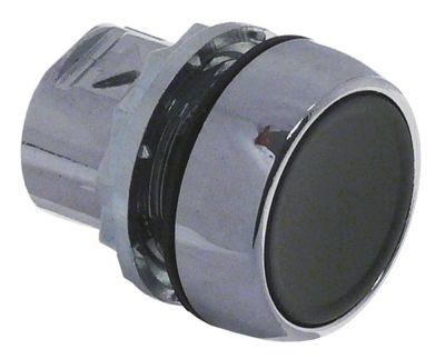 Tryckknappar svart/krom Monteringsmått ø22mm