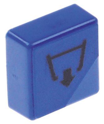 Tryckknapp Blue Ludpump - Storlek 23x23mm