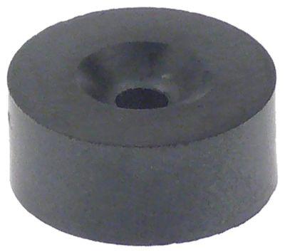 Magnet Ø 23mm ID Ø 45mm ut Ø 23mm h 10 mm hål Ø 45mm M3
