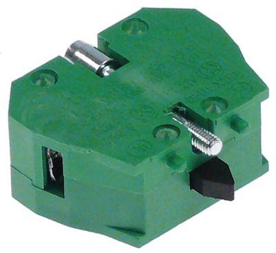 Kontaktblock grön 1NO ECX1040  - 10A max 400V