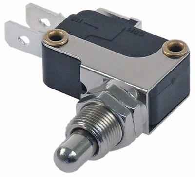 MicroContact Stift Detaljerad 250V 16A 1CO -anslutning Flat Sticks 6.3 mm Tråd M10x0.75