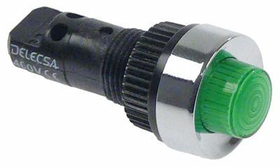 Signallampa Ø 13mm 400V grön anslutningsskruvanslutning