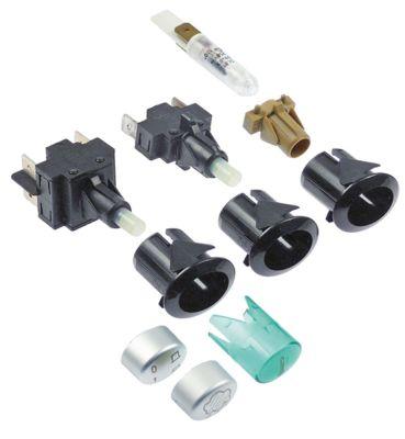 Signallampan Set installerade dimensioner 20.6x16.4mm 230V