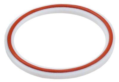 Packing PTFE ID Ø 44mm UT Ø 53mm Materialstyrka 3mm Med Silikon O-Ring