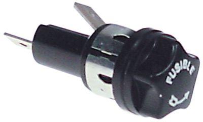 Säkringshållare 16A Slumpmässig spänning 250V Anslutning Flat Plug 6.3 mm Ø 16mm