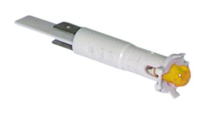 Signallampa Ø 6mm 230V Gul