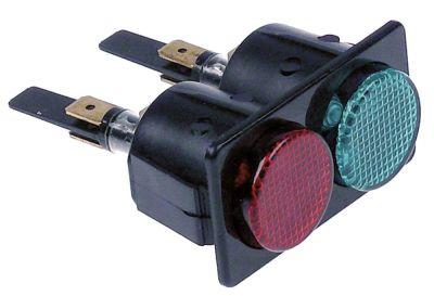 Signallampa Monteringsmått 28,5x52,6mm 230V