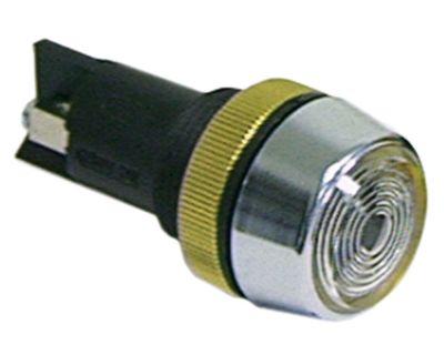 Signallampa Monteringsmått ø22mm klar Fattning E14