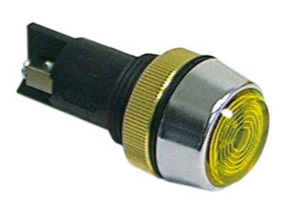 Signallampa Monteringsmått ø22mm gul Fattning E10