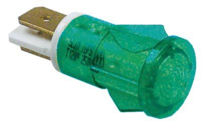 Signallampa ø 13mm 24V grön