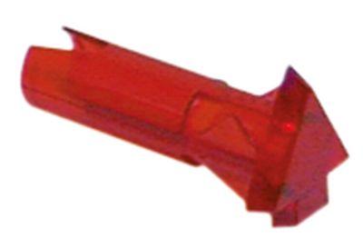 Signallampsfattning Monteringsmått ø10mm röd Pil