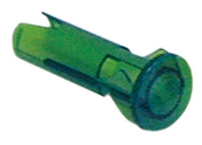 Signallampsfattning Monteringsmått ø10mm grön rund