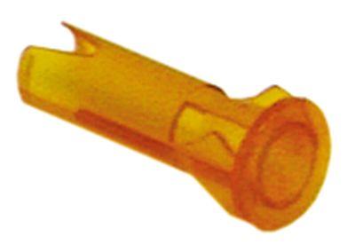 Signallampsfattning Monteringsmått ø10mm gul rund