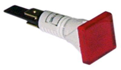 Signallampa ø 14mm 400V röd