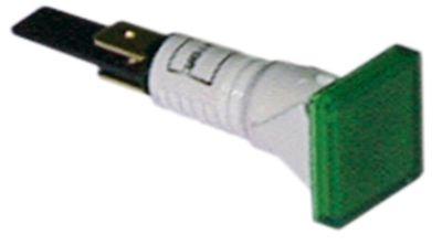 Signallampa ø 14mm 400V grön