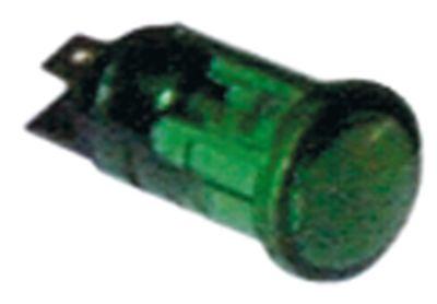 Signallampa ø 16mm 230V grön