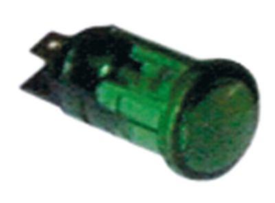 Signallampa ø 16mm 400V grön