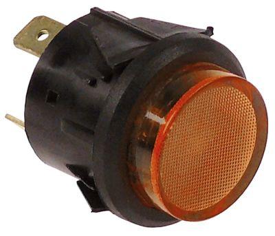 Signallampa ø 25mm 230V gul